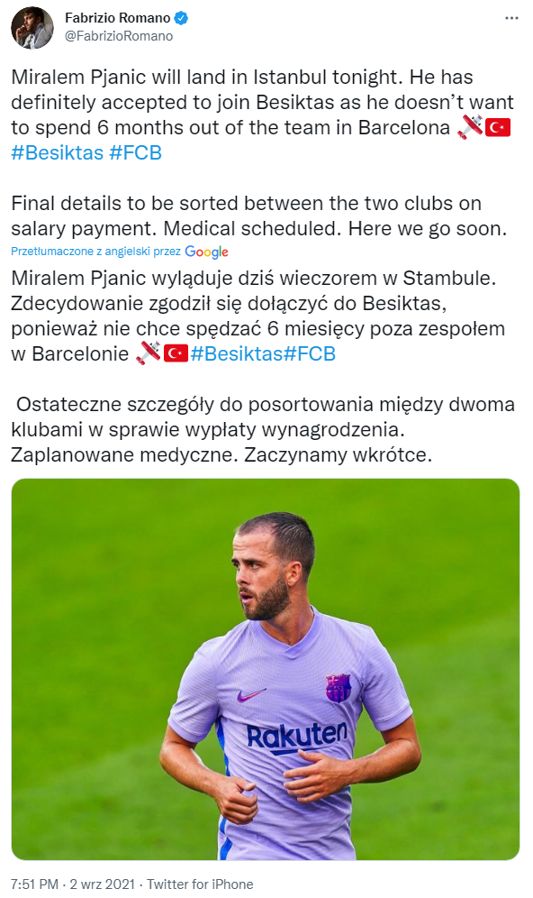 DOGADANE! Pjanić ZMIENIA KLUB!